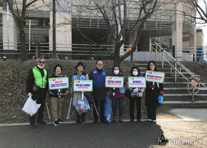 남양주시 자유총연맹 호평분회, 호만천 환경정화활동 실시