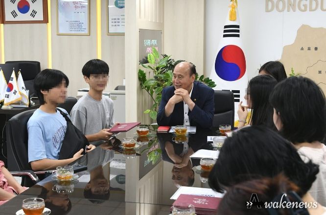 꿈이룸 동아리 참여 학생 격려