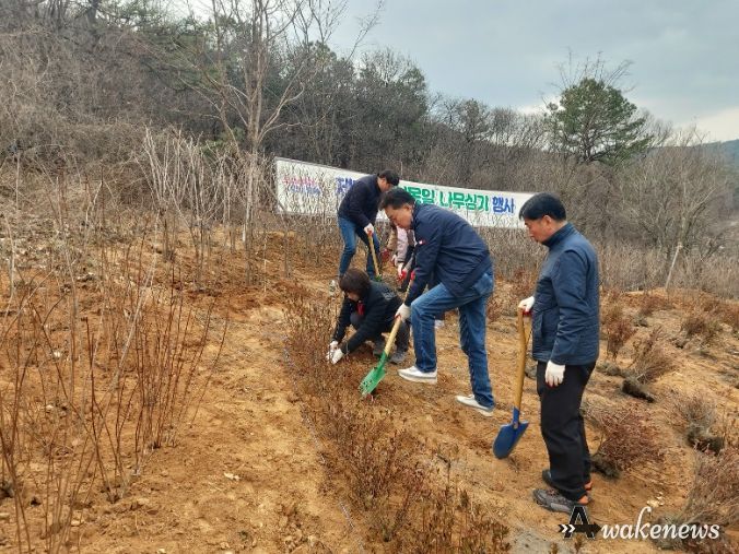 하은호 군포시장 식목