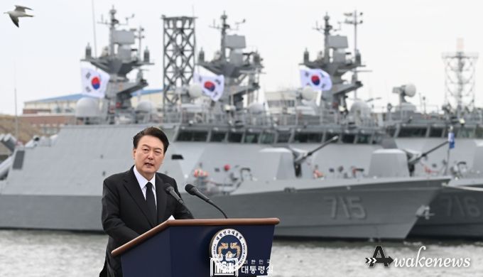 3월 22일 윤석열 대통령은 제9회 서해수호의 날 기념식에 참석했다.