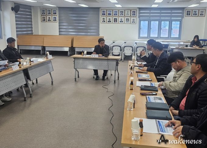 김포시가 지난 27일, 맑은물사업소 대회의실에서 고촌정수장에 대한 전문기술진단 착수보고회를 개회했다.