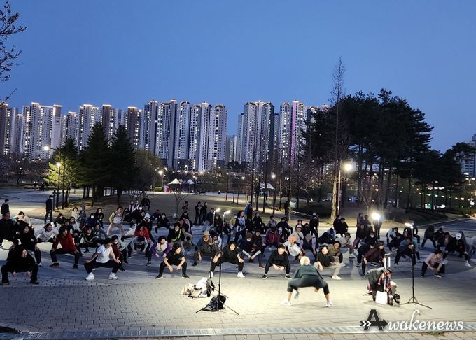 보건소 건강 체조 성황리에 운영 중