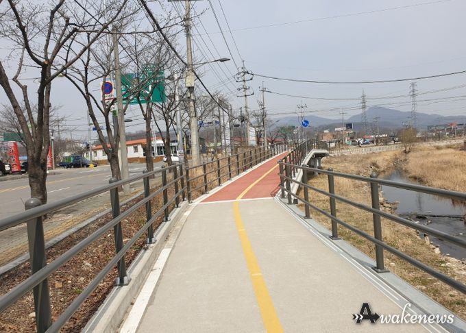 남양주시, 묘적사 입구~한강 잇는 자전거·보행자 도로 조성…와부읍 보행안전 확보(덕소 아이파크~월문교 구간)