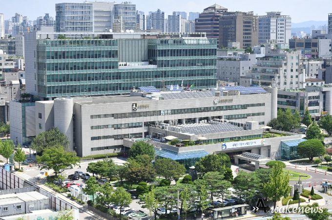 수원시청 전경