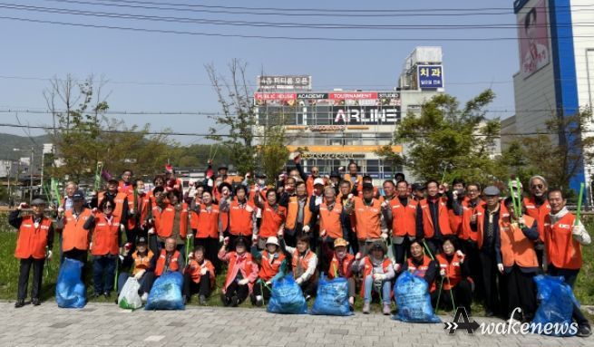 (사)대한노인회 남양주시지회 진접분회, 환경정화 활동 실시