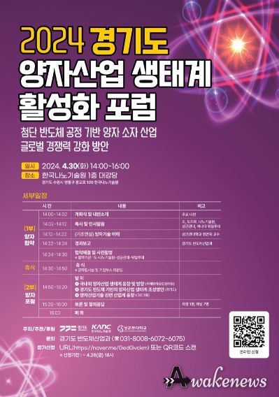 경기도 양자산업 생태계 활성화 포럼 포스터