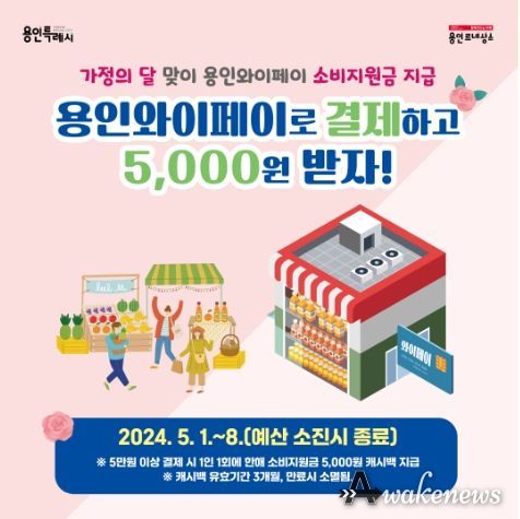 용인와이페이 소비지원금 지급