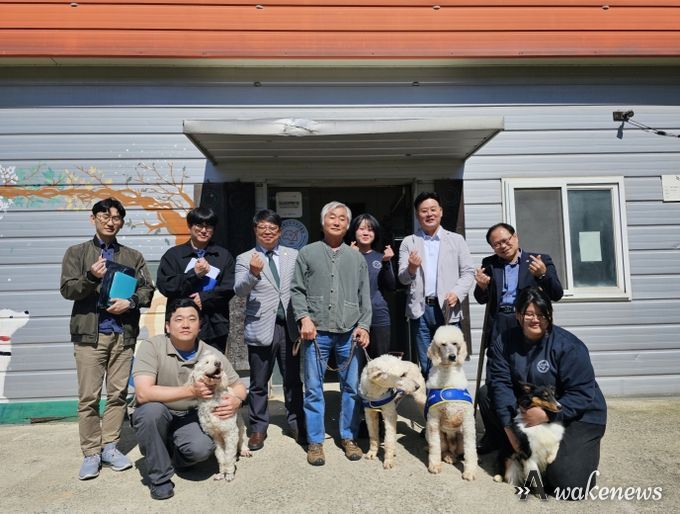 경기도의회 김재훈 의원, 장애인 도우미견 보급 활성화를 위해 한국장애인도우미견협회 시설 방문