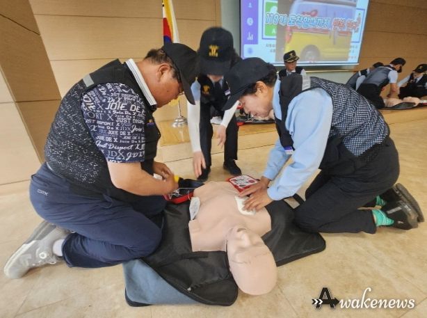 파주시 파주읍 실버경찰대‘응급처치 교육’실시