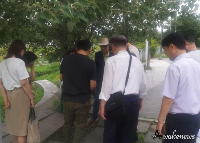 시민감사관 생활밀착형 감찰 활동의 일환으로 26일 우기에 대비한 빗물받이 현장점검을 실시했다.