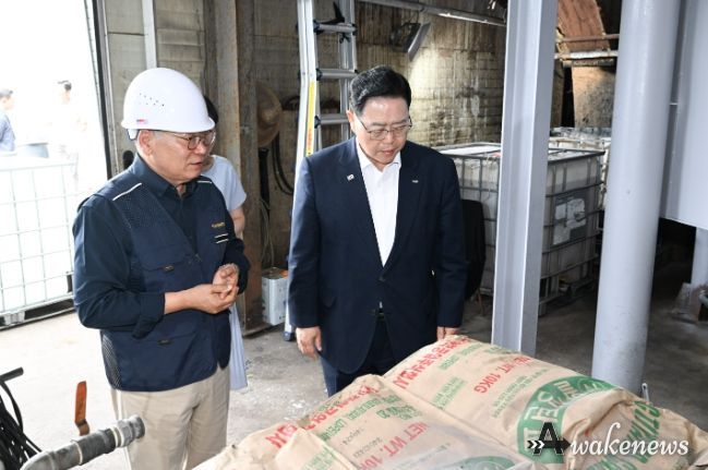 강수현 양주시장, 친환경 소재 기업 현장 방문ⵈ 6월‘현장 소통’ 행보 이어가