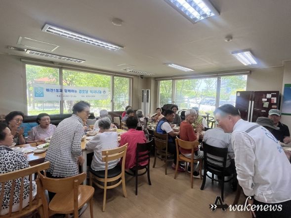 사단법인 더 나눔, 평택시 비전1동 6개 경로당에 삼계탕 나눔