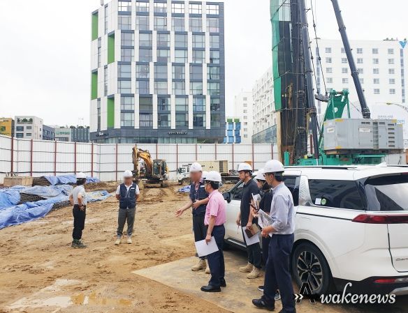 광명도시공사, 우기대비 건설현장 안전점검 실시