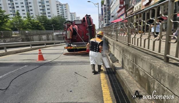 파주시, 집중호우 대비 지하차도 관리 총력…시설 점검 및 배수로 준설