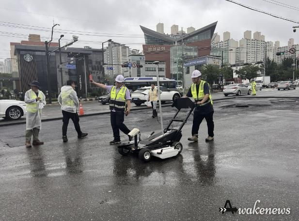 고양시 일산서구, 기록적 폭우로 인한 도로침수·파손에 신속한 대응