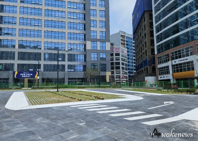 향동 제1공영주차장 전경