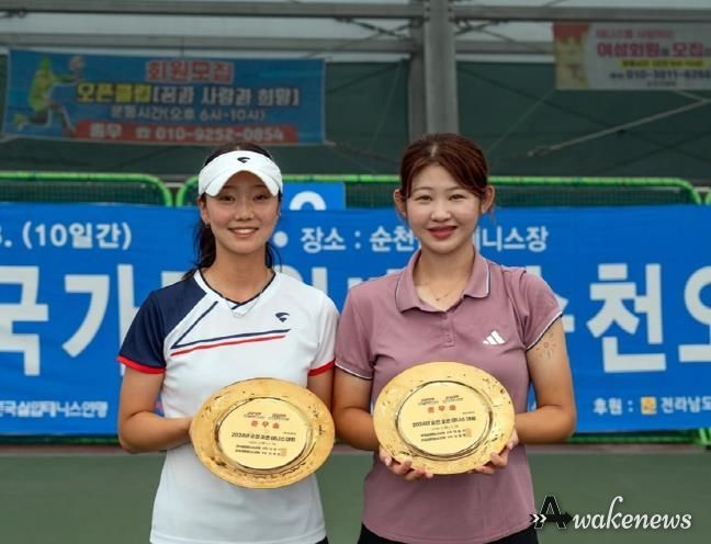 의정부시청 테니스팀 임희래 선수, 순천오픈테니스대회 여자 복식 2위, 혼합 복식 3위 달성