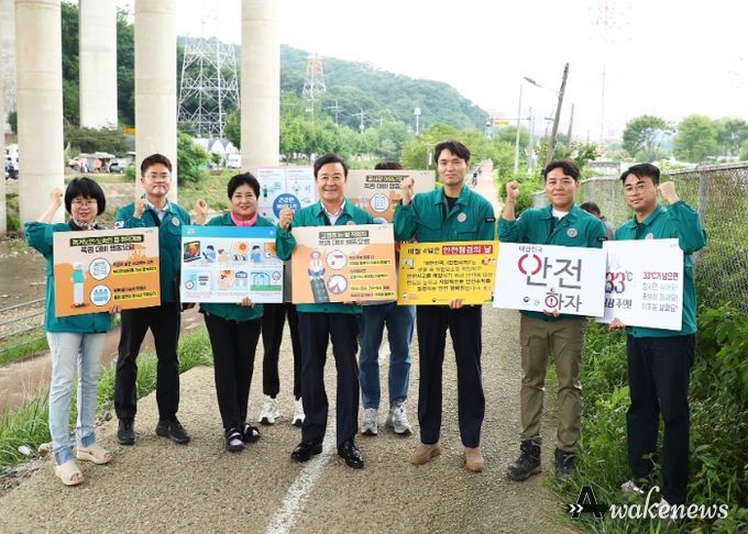 김성제 의왕시장, 폭염 대비 온열질환 예방 캠페인 실시