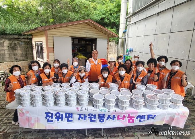진위면 자원봉사 나눔센터, ‘사랑의 반찬’ 나눔 봉사 진행