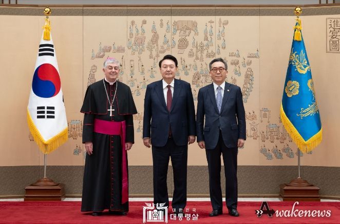지오바니 가스파리 주한교황청 대사 신임장 제정식