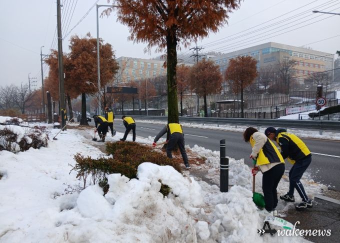 의왕시, 기록적인 폭설에 신속대응... 시민 호평 이어져