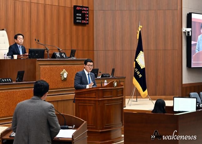 의정부시의회 조세일 의원, 시정질문 통해 심각한 의정부시 재정상황과 기업유치 문제점 밝혀