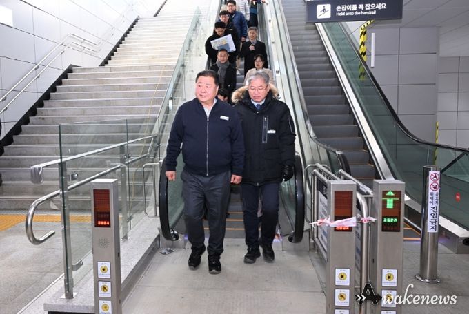 김경일 파주시장, 지티엑스(GTX) 운정중앙역 환승센터 현장 최종 점검