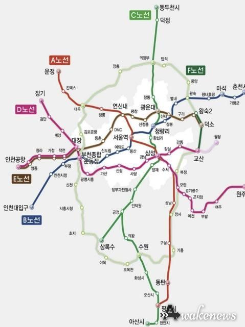 GTX 노선(동두천 포함)