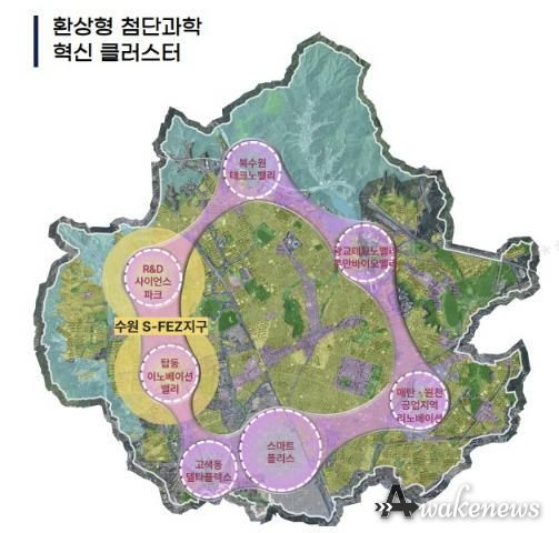 ‘환상형 첨단과학 혁신 클러스터’ 계획도
