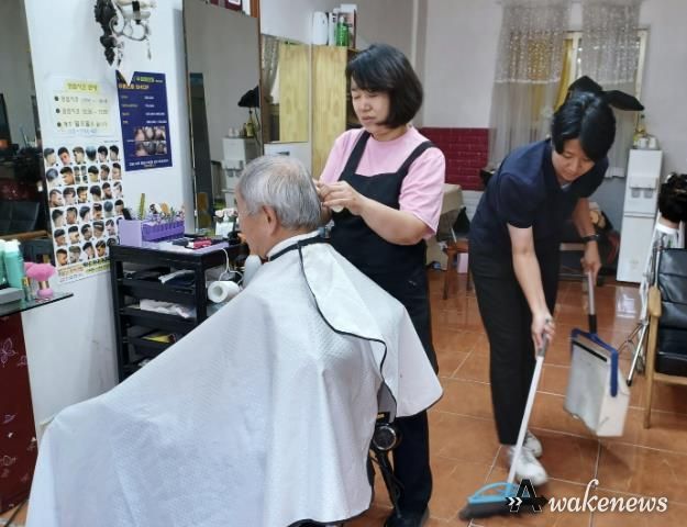 수원시 권선구 세류3동 지역사회보장협의체, 우리동네 꿀단지 봉사단의 이불세탁, 이미용서비스