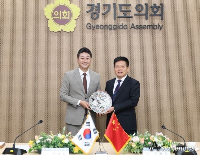 김진경 의장, 14일 중국 장쑤성 인민대표대회 우호대표단 접견