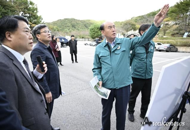 박형덕 동두천시장, 공원녹지분야 주요 건설사업 현장 점검