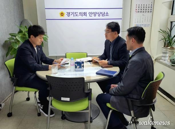 경기도의회 유영일 의원, 경기기후위성 발사 기념 행사 관련 보고 가져