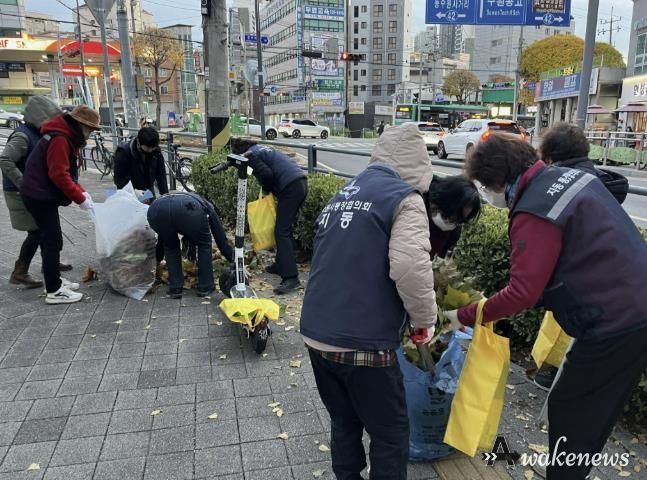 수원시 팔달구 지동, 겨울철 재난 대비 환경정비 활동 실시