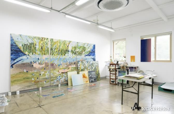 푸른지대창작샘터 실내(7호실_김선영 작가