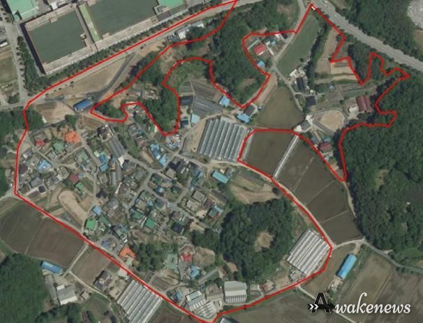 구암지구 위치도