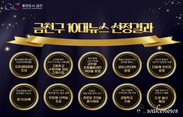 금천구 10대뉴스 선정결과