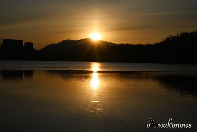 2026년(병오년) 구리한강시민공원의 첫 일출