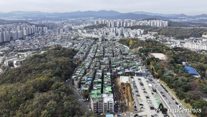 은행1·금광2구역 및 주변 전경 사진