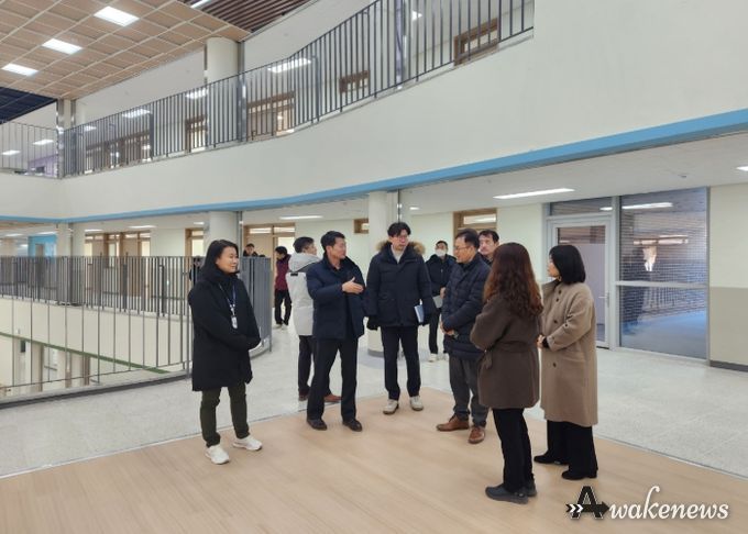 회암중학교 준공 현장 점검