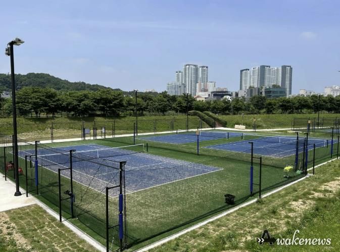삼송동 유수지 활용 테니스장