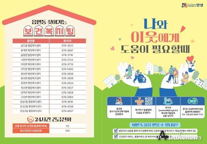 안성시, 2026년 1차 겨울철 복지사각지대 집중 발굴 추진