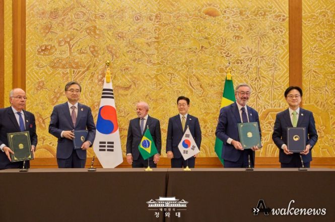 한·브라질 양해각서 체결식(청와대)