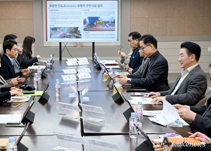 2월 24일 의정부시청 회룡홀에서 열린 ‘2월 동장단 정책소통 티타임’ 모습.