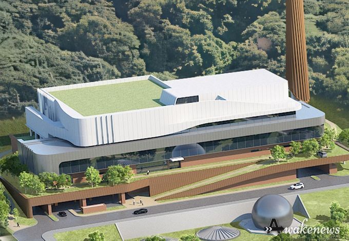 자원회수시설 조감도