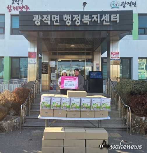 (주)참푸드, 양주시 광적면에 칼국수 1,500인분 기부