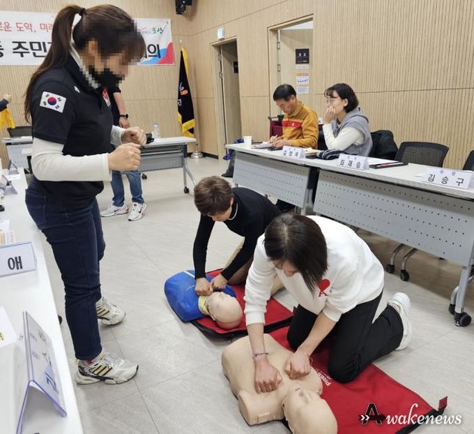 오산시 대원2동 주민자치회, 심폐소생술 및 응급처치 교육 실시