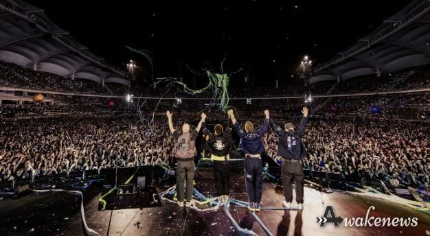 콜드플레이 내한공연 현장(제공=라이브네이션코리아)