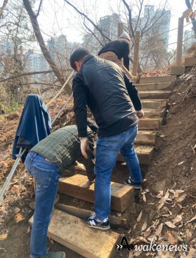 고양시 흥도동, 누리길 시설 정비 활동 실시