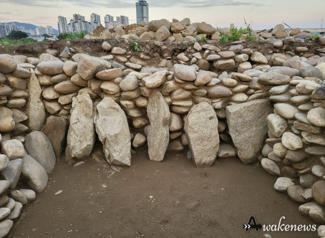 양평 양강섬 적석분구묘